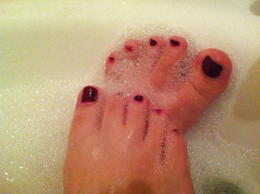 4P Pieds bain feet toes bath