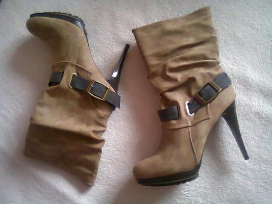 5P New high heeled leather boots I'm gonna buy
