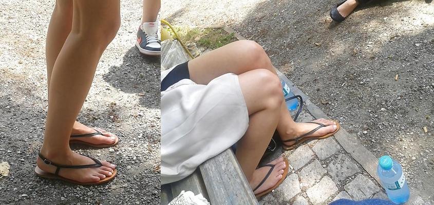 25P Candid Feet - Pix taken by me