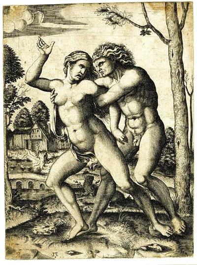 15P Drawn EroPort Art 92.2 - Erotic Etchings of the 17th Century