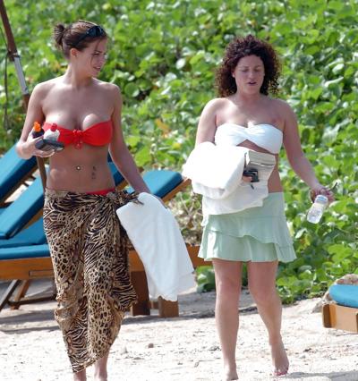14P Gemma Atkinson Bikini Candids at the Beach in Cuba