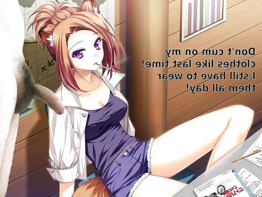 8P Anime Girls playing with a Real Cock (with captions) - No 53