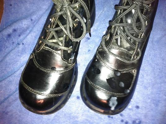 5P Cum On Boots