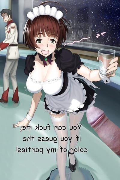 8P Anime Girls playing with a Real Cock (with captions) - No 67