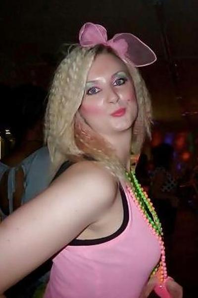 4P Dirty blonde slut and friend