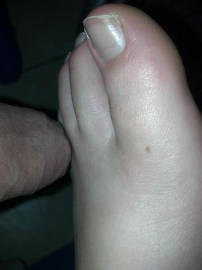 16P Cum on ex gf feet