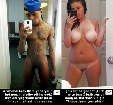 4P White women picture messaging black lovers