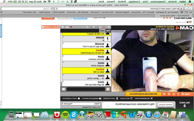 8P SHOWING MY MONSTER ON cam