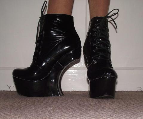 4P Heelless ankle boots