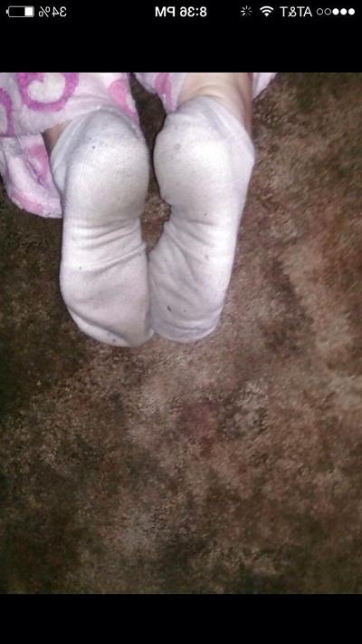 7P Trisha stinky white ankle socks