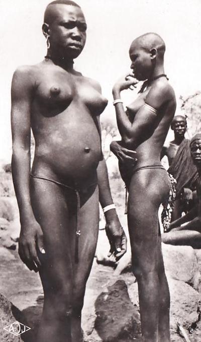 25P Naive native nudity captured in colonial times