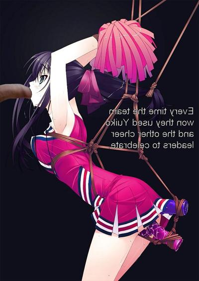 8P Anime Girls playing with a Real Cock (with captions) - No 45