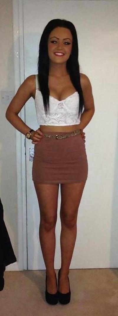 5P British Brunette Chav 