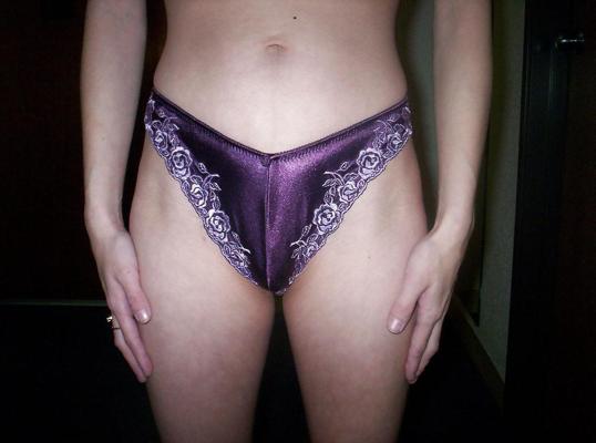 11P Fun fun in satin panties