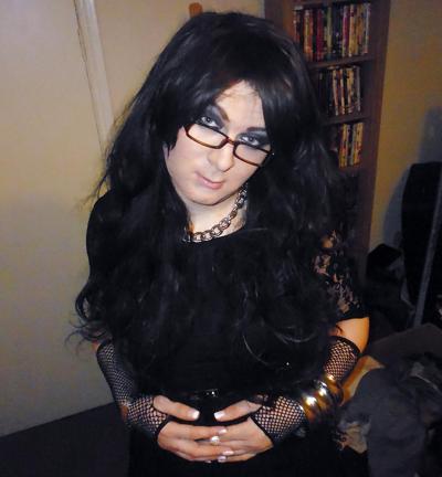 5P Black Lace Dress