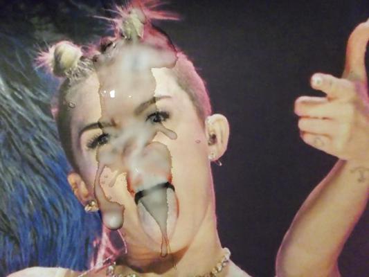 5P Miley Cyrus Massive Jizzbomb Tribs