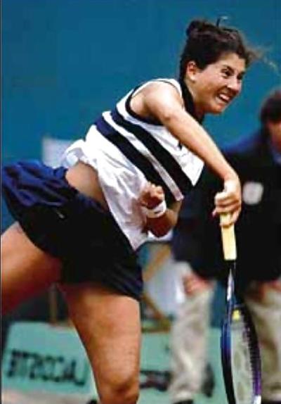25P Ich liebe es, Monica Seles einen runterzuholen, als sie groß war