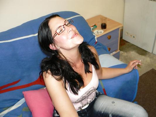 11P Nasty girl smoking hot facial