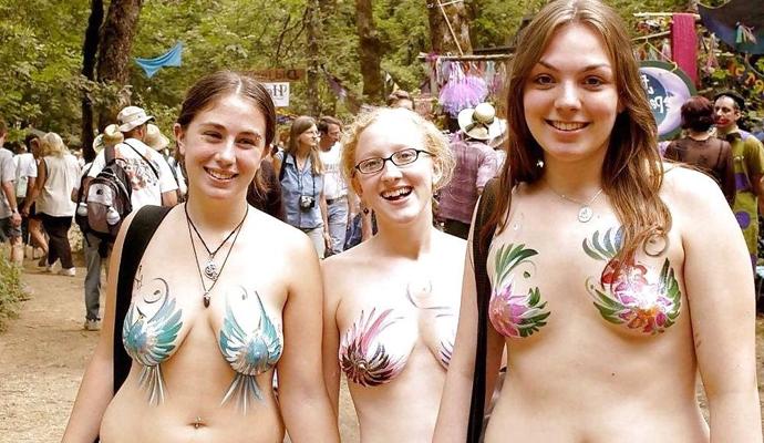 12P Nudist Pictures I love 25 Body painting