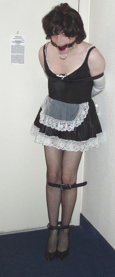 22P Sissy in bondage