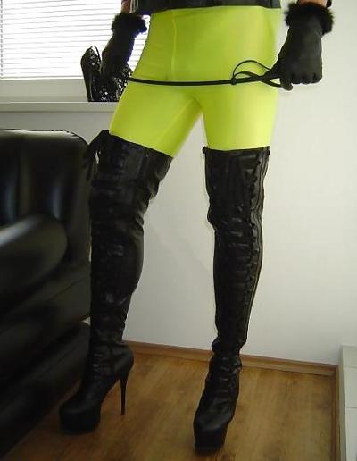 8P Stiefel und Spandex