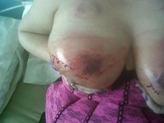 5P Scottish slut pays price for being cock hungry slut 