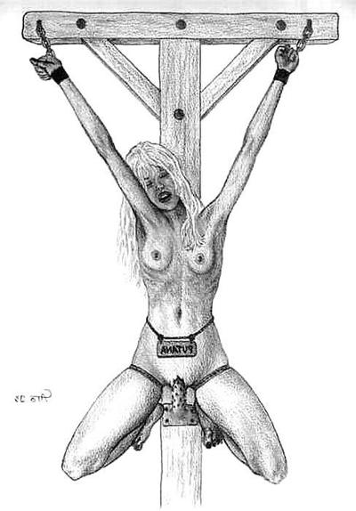 14P Arte clássica desagradável de BDSM