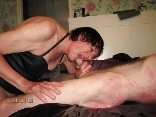 5P Two slaves punish by Master