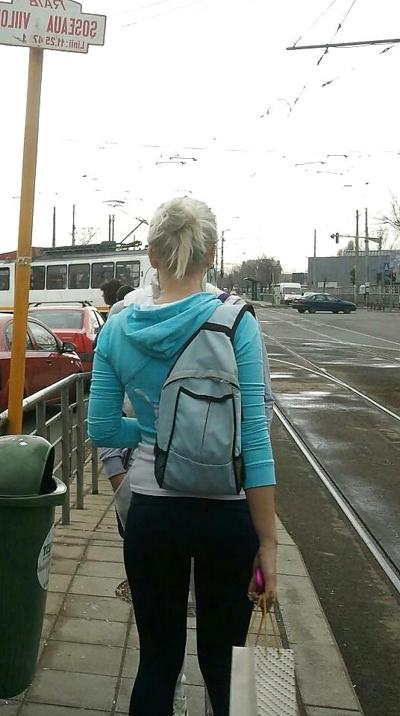 19P Spy old + young in tren, bus, station, tram romanian