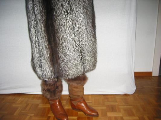 7P Fourrure de bottes gays