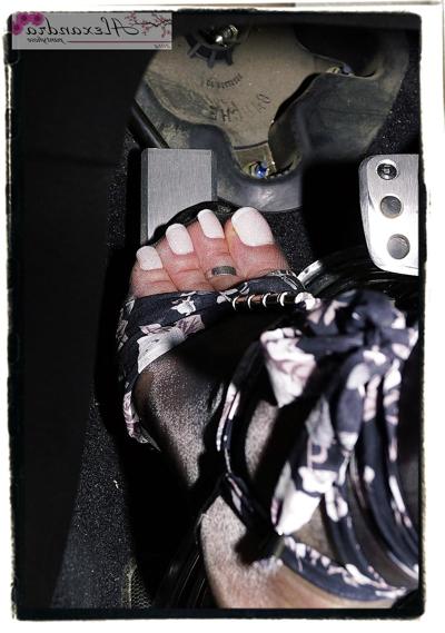 18P FETISH in my car  pedal pumping