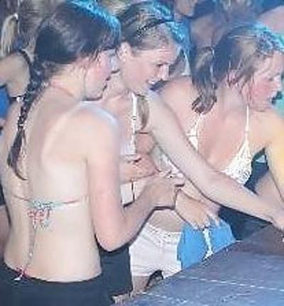 25P Danish teens-177-178-party bra tongue piercing cleavage 