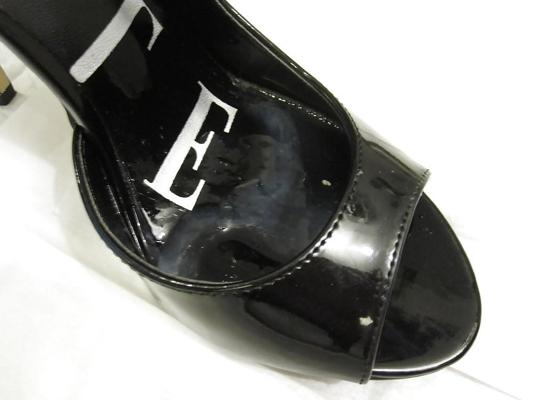9P Elle Peep Toe Talons Cummed
