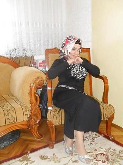 25P Turc Hijab Nylon Talons Hauts Amateur Sexy