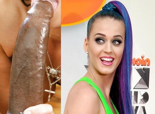 18P Katy Perry Schwarzer Schwanz