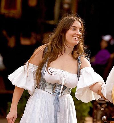 12P Busty Renaissance  (faire)(festival) Woman
