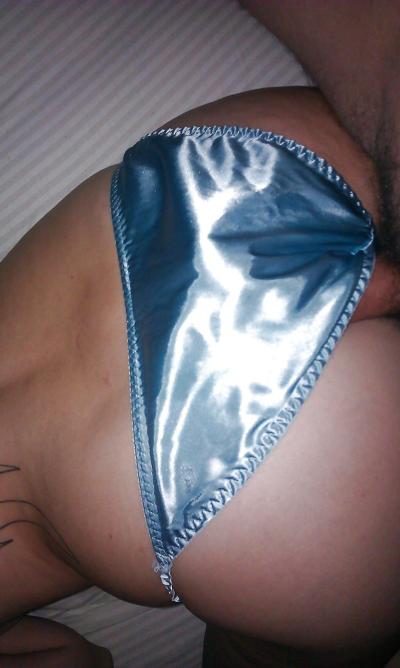 4P Satin culotte sexe 3