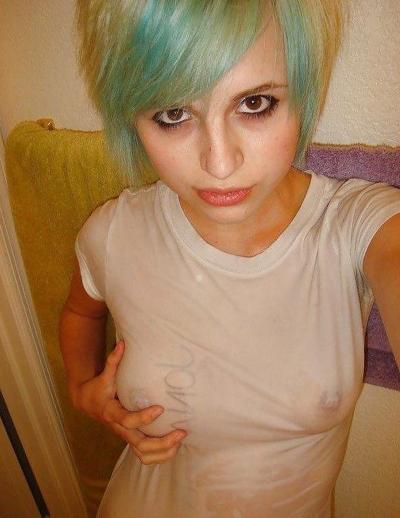25P Pelucas y cabello teñido adolescentes sexys
