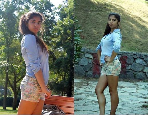 7P Turkish brunette teen girl CENNET! How would you fuck her?