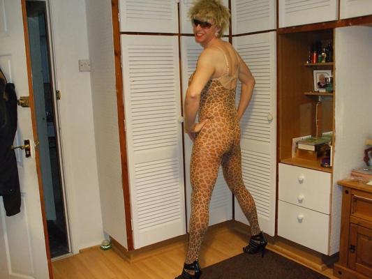 25P Leopard Body Stocking