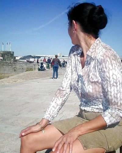 25P Die FRANZÖSISCHE NADINE blitzt in Concarneau 2003 auf