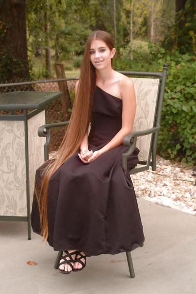 10P Beautiful Teen With Insanely Long Hair - 03