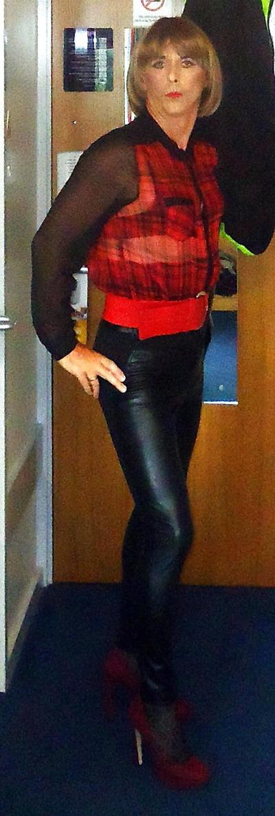 8P My new pvc jeans