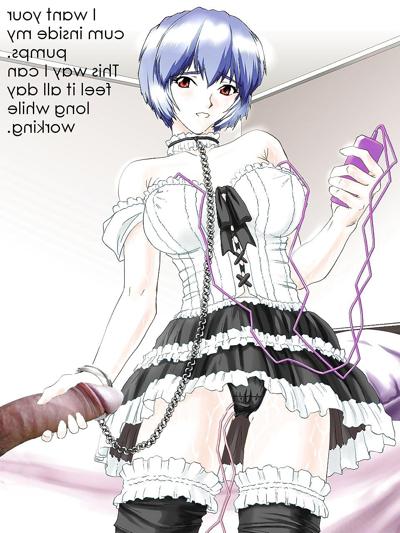 8P Anime Girls playing with a Real Cock (with captions) - No 81