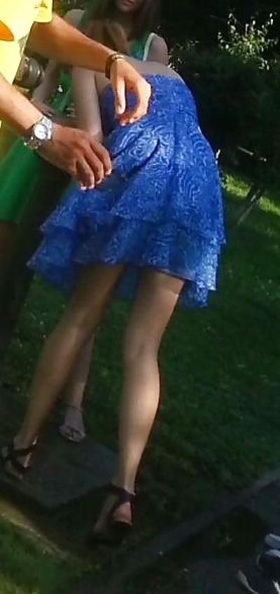25P Spy sexy teens skirt and feet romanian