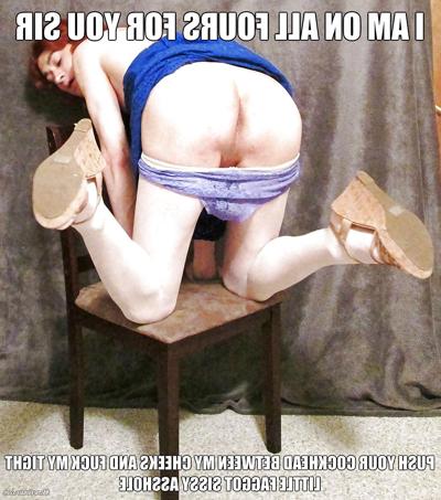 6P Sissy Vickie wants to be exposed!!