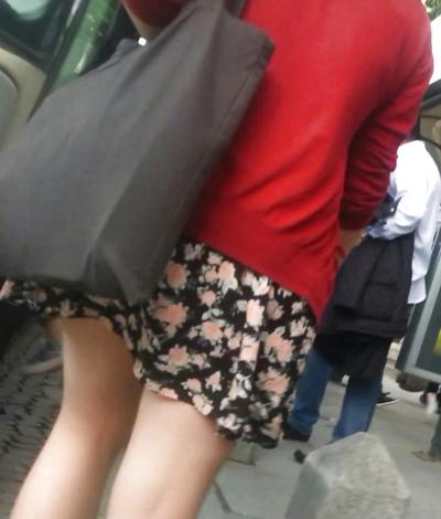 10P Spy sexy skirt teens romanian