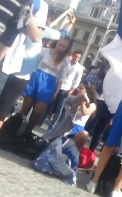 22P Spy sexy skirt teens romanian