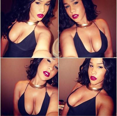 19P UK busty British big tit mixed race ebony chav slut