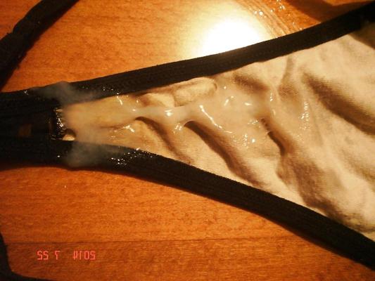 25P Very, very little black thong my SD